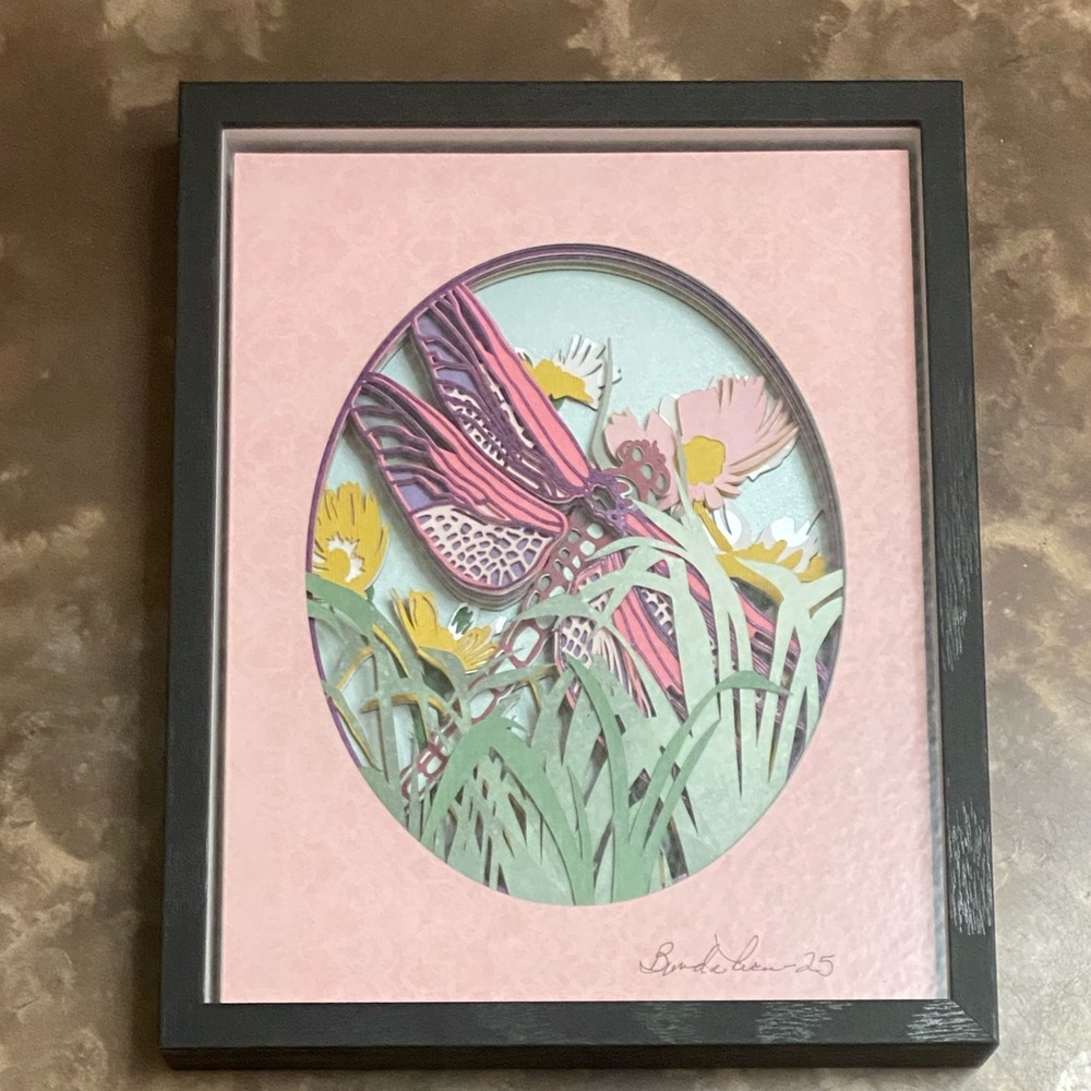 Handmade 3D Framed Paper Art